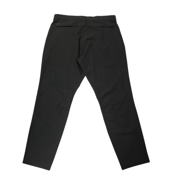 Fabletics Pants Mens Large Black The Only Pant Tapered Flat Front Athletic Comfy - Picture 6 of 11